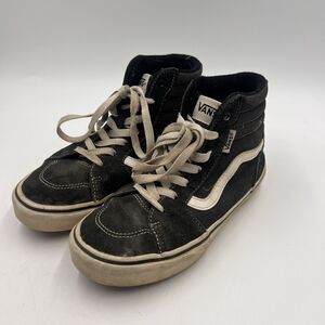 Vans Youth Black High Top Sneakers Size 3